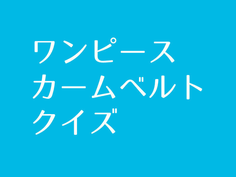 ワンピース 凪の帯 カームベルト クイズに挑戦 Iq