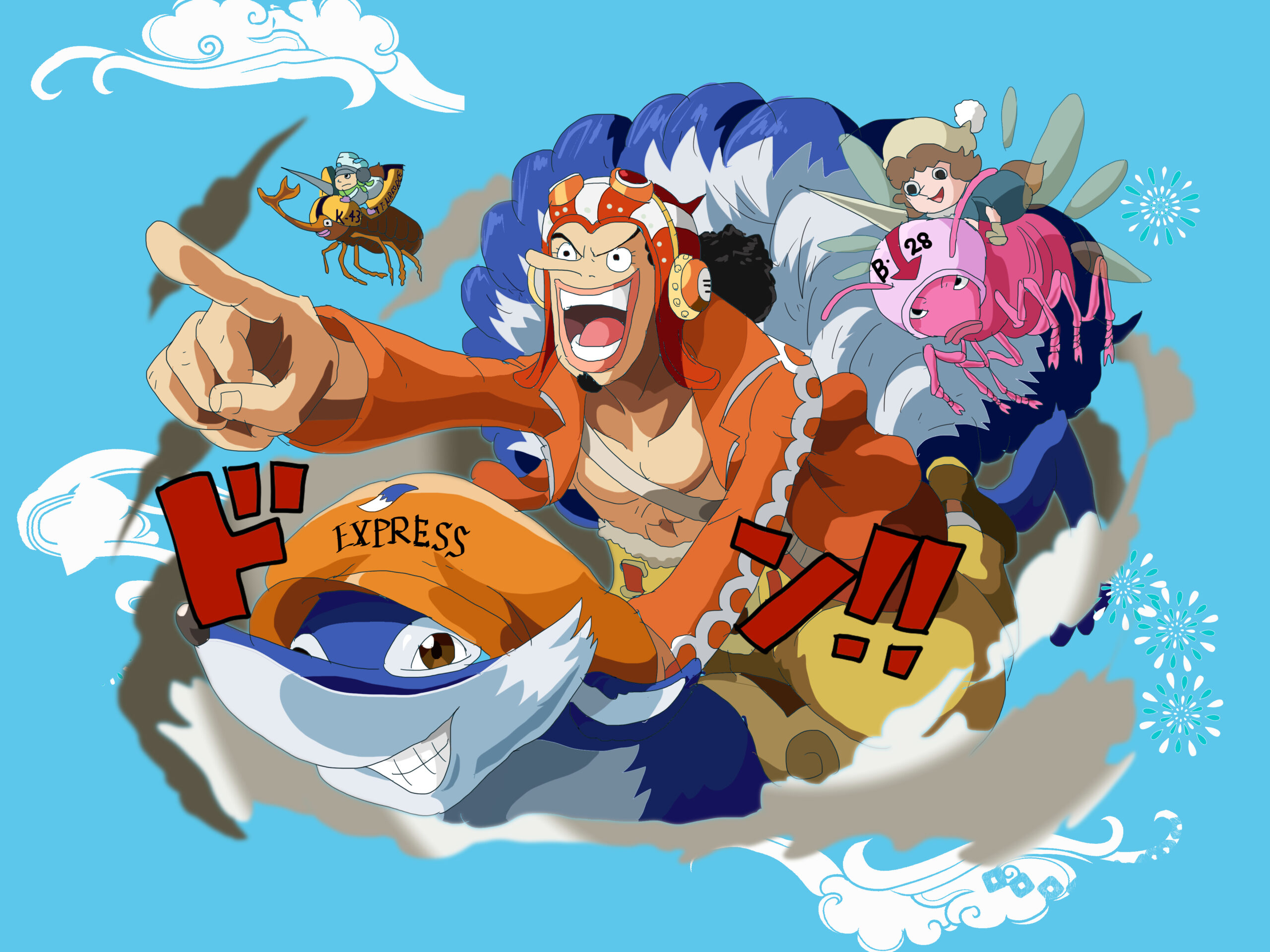 麦わらの一味のイラスト一覧 One Piece Iq