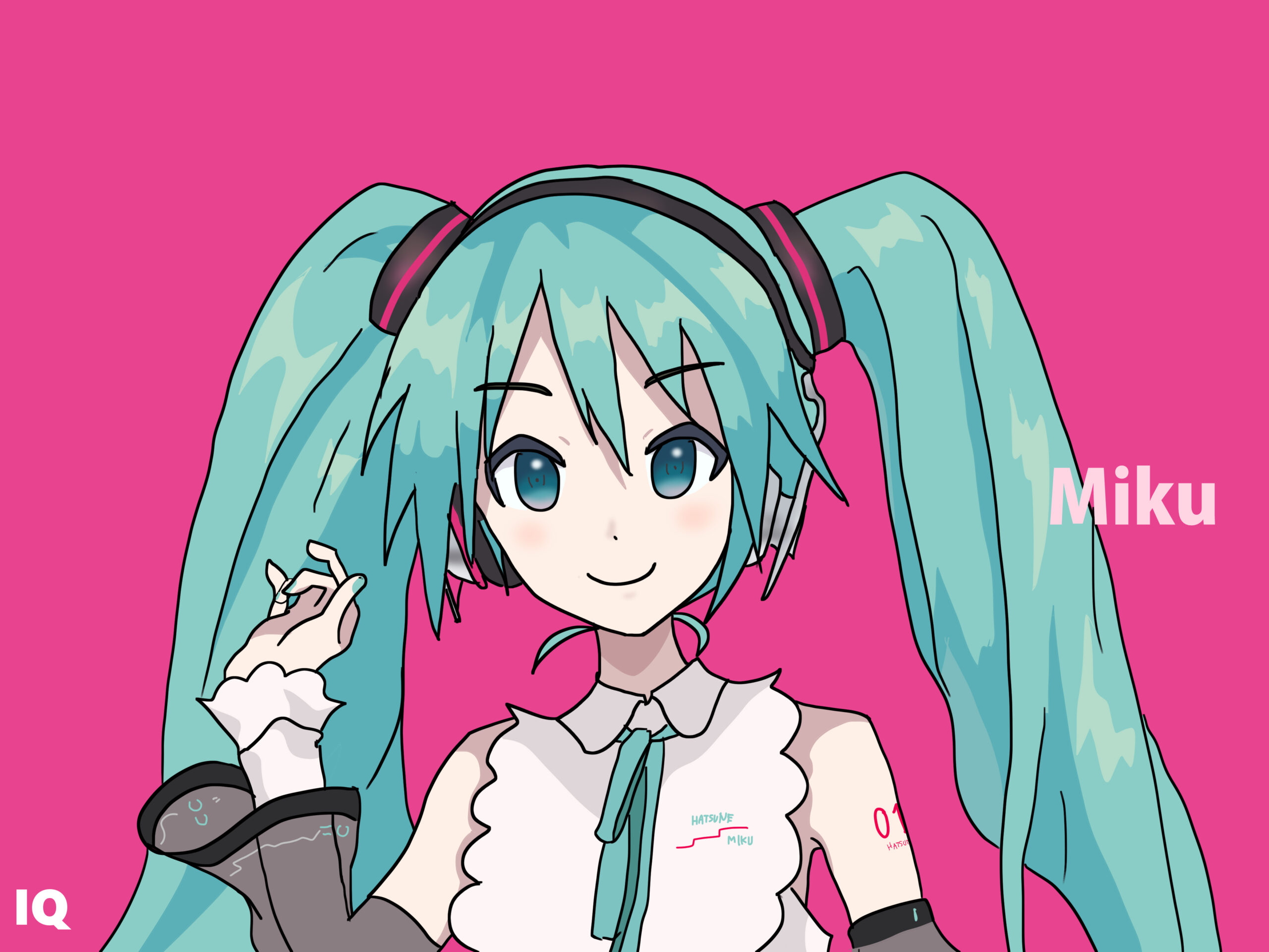 初音ミク Vocaloid のイラストと紹介文まとめ Iq