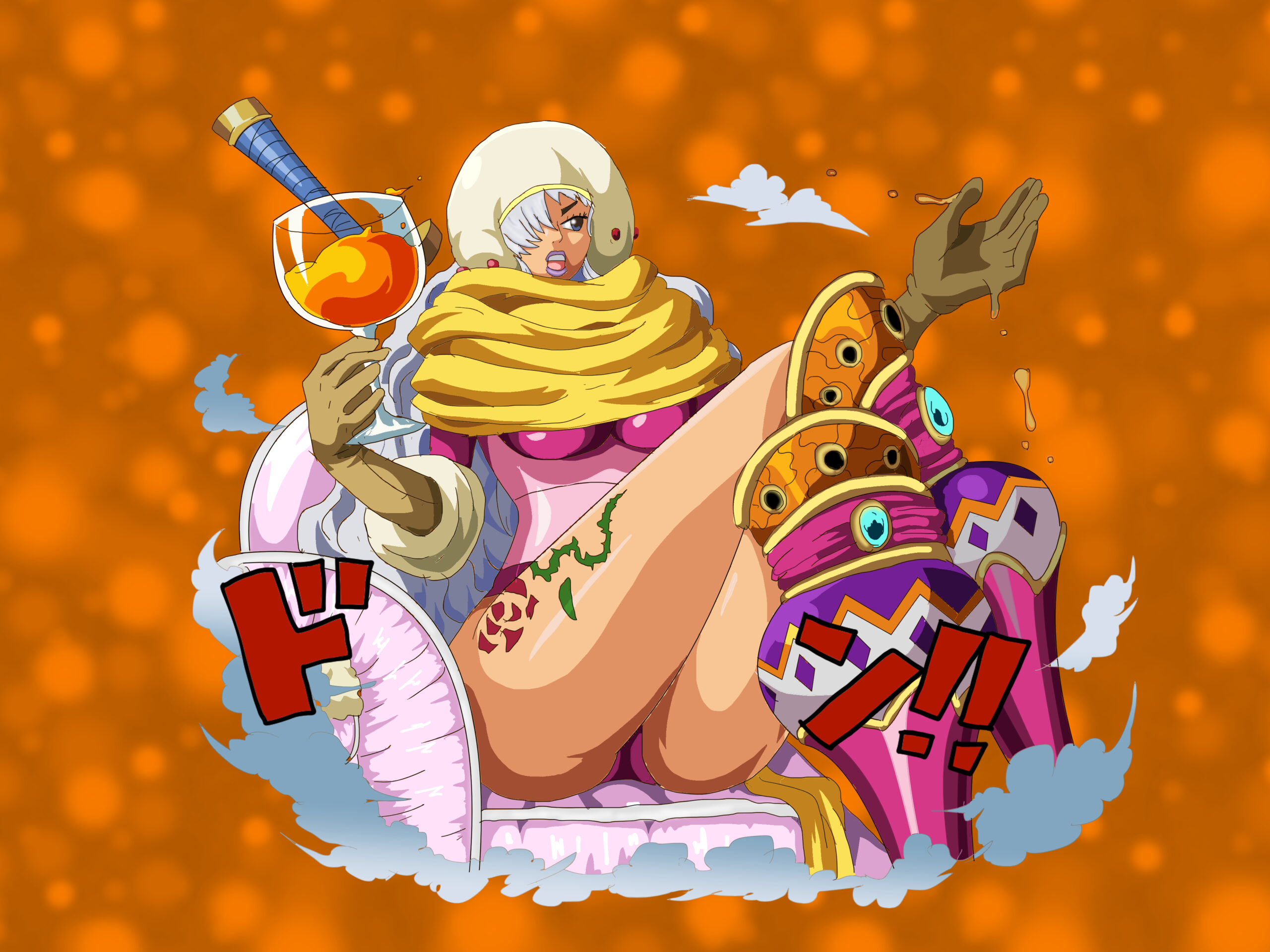 シャーロット スムージー ワンピース のイラストと紹介文まとめ Iq シャーロット スムージー ワンピース のイラストと紹介文まとめ Iq