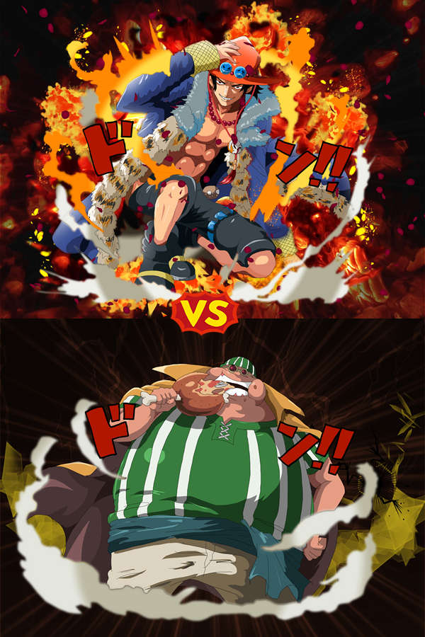 ワンピース の ポートガス D エース Vs ワンピース の ラッキー ルウ 闘ったらどっちが強い Iq