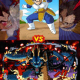 『ドラゴンボール』の『ベジータ（サイヤ人強襲時）』vs『ワンピース』の『カイドウ（ドラゴン）』闘ったらどっちが強い？