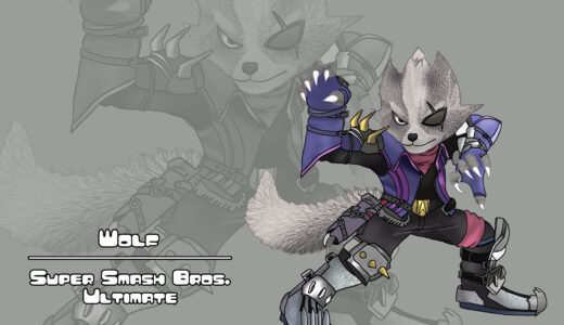 Wolf（ウルフ）：Starfox　Illustration