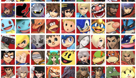 “Super Smash Bros. Ultimate” Characters list（Français）