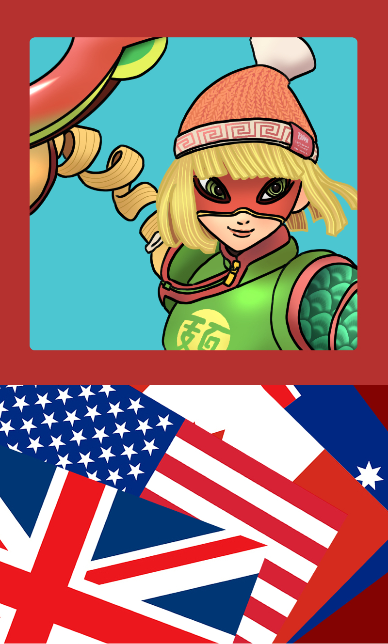 “ARMS” Characters list（English） IQ